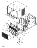 OUTER CASE & FRONT ASSY Diagram and Parts List for 12C5Y P1177817R Maytag Air Conditioner