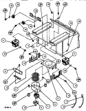 ELECTRICAL ASSY Diagram and Parts List for RC514SE P7836201M Amana Microwave