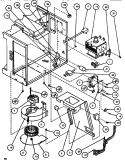 INTERIOR Diagram and Parts List for RS560A1 P7766614M Amana Microwave