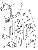 CONTROL PANEL Diagram and Parts List for RS520A1 P7766612M Amana Microwave