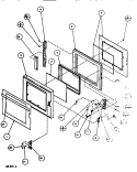 Page 1 Diagram and Parts List for RFS510SE P7836102M Amana Microwave