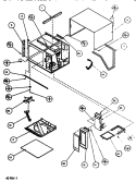 Page 2 Diagram and Parts List for RFS510SE P7836102M Amana Microwave