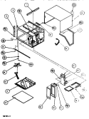 Page 2 Diagram and Parts List for RFS58MP P1119201M Amana Microwave