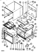 Page 3 Diagram and Parts List for MC5214MP P1165402M Amana Microwave