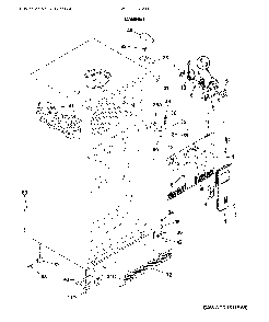 Cabinet Diagram and Parts List for 2536050261D  Kenmore Refrigerator
