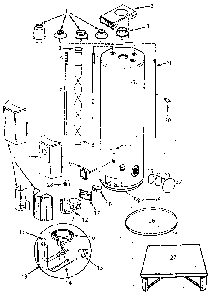 Part Location Diagram of 9000360 Maytag Flue baffle