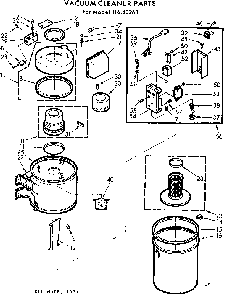 Vacuum Cleaner Parts Diagram and Parts List for 11640263  Kenmore Central Vacuum