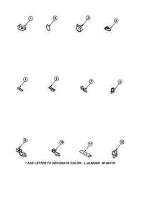 Terminals Diagram and Parts List for CW9203W3-PCW9203W3A  Amana Washer