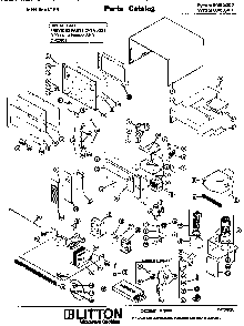 Section 3 Diagram and Parts List for 80 51001 Amana Microwave