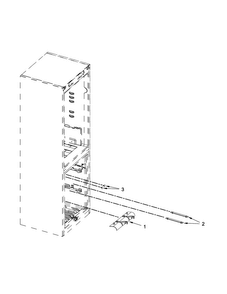 Freezer Liner Parts Diagram and Parts List for MBZ1153BES00  Maytag Refrigerator