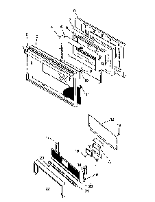 Part Location Diagram of 0310506 Whirlpool Control Panel