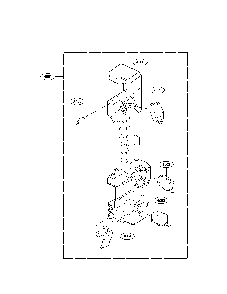 Latch Board Parts Diagram and Parts List for 72185032011  Kenmore Microwave Oven Combo