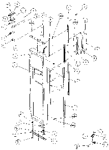 Freezer Door, Hinge, And Trim Diagram and Parts List for 36798-P1152602W  Amana Refrigerator