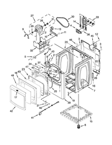 Part Location Diagram of W10492808 Whirlpool MEDALLION
