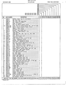 Fresh Food Compartment Page 2 Diagram and Parts List for 19574B  Admiral Refrigerator