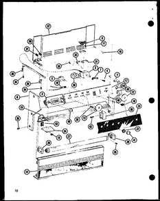 Control Diagram and Parts List for ARR303-P85235-6S  Amana Range