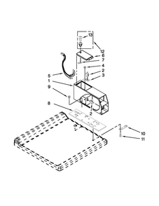 Meter Case Parts Diagram and Parts List for MHN30PDCGW0  Maytag Washer