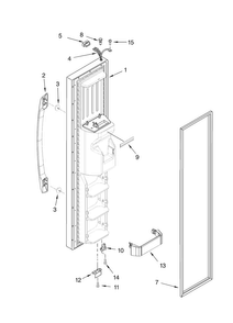 Part Location Diagram of LW10169444 Whirlpool DOR-FIP Stainless Steel
