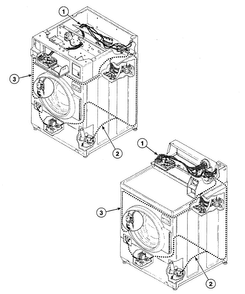 Harnesses Diagram and Parts List for SWFX71QN3050  Speed Queen Washer