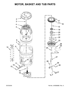 Part Location Diagram of W10777956 Whirlpool HARNS-WIRE