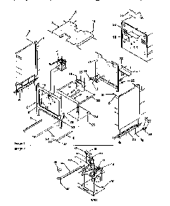 Cabinet Diagram and Parts List for ARG7200W-P1143323NW  Amana Range