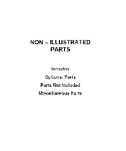 Optional parts Diagram and Parts List for MSS25C4MGK03  Maytag Refrigerator