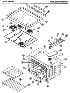Part Location Diagram of M63D21 Whirlpool NOT AVAILABLE