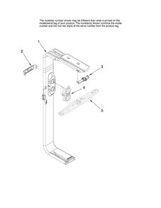 Upper Wash And Rinse Parts Diagram and Parts List for MDB6701AWB1  Maytag Dishwasher
