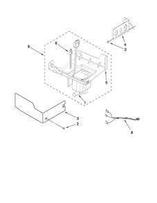 Pump Parts Diagram and Parts List for MIM1554WRS2  Maytag Ice Maker