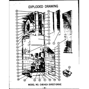 Part Location Diagram of FPYA-119 Whirlpool DISCONTINUED