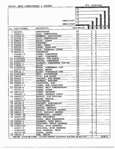 Unit Compartment And System Page 2 Diagram and Parts List for HMG-211560  Admiral Refrigerator