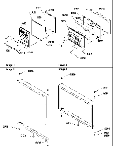 Door Assemblies Diagram and Parts List for TGI21VW-P1310901WW  Amana Refrigerator