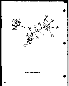 Section 11 Diagram and Parts List for LW1201 P1110510W W Amana Washer