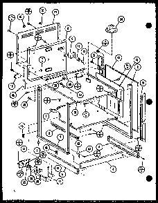 Section 2 Diagram and Parts List for ARR-201 P85450-4S Amana Range
