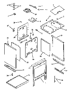 Page 1 Diagram and Parts List for CARS636E-P1130631NE  Amana Range