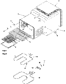 Cavity Diagram and Parts List for ARR3100NW-P1143494NW  Amana Range