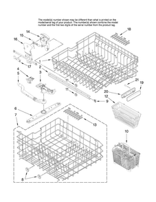 Part Location Diagram of W10169392 Whirlpool ADJUSTER