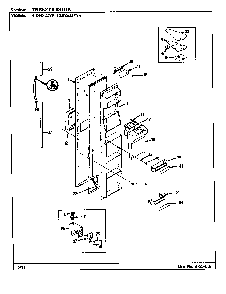 Freezer Door Diagram and Parts List for CDNS22V9A BR35E Maytag Refrigerator