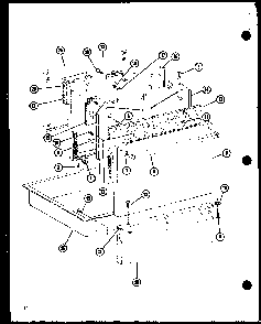 Door Diagram and Parts List for ARR303-P85511-5S  Amana Range