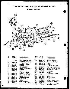12 Cube Compact Ice Maker Diagram and Parts List for SLDI25F-P7642103W  Amana Refrigerator