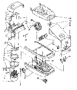 Vacuum Cleaner Diagram and Parts List for 1162497581  Kenmore Canister Vacuum