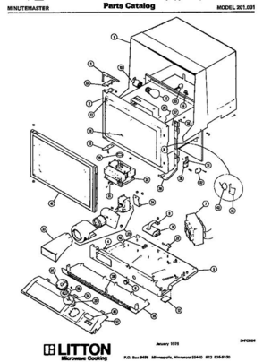 Part Location Diagram of M52D59 Whirlpool NOT AVAILABLE