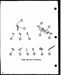Section 2 Diagram and Parts List for LW2503W P1118410WW Amana Washer