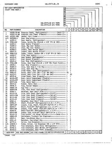 Doors Page 2 Diagram and Parts List for 23972A  Admiral Refrigerator