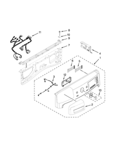 Part Location Diagram of W10444488 Whirlpool CNTRL-ELEC