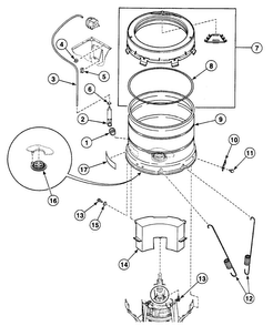 Part Location Diagram of 39249 Maytag Washer