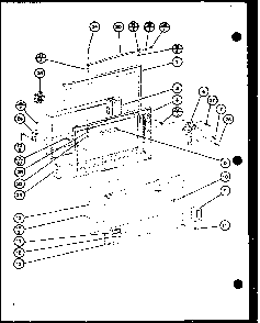 Door Diagram and Parts List for RC-14SE-P76881-2M  Amana Microwave