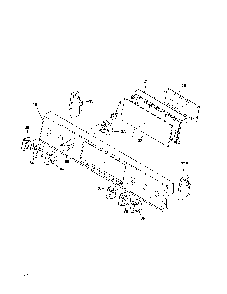 Backguard Diagram and Parts List for 79032363410  Kenmore Range