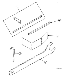 Part Location Diagram of CK096 Maytag Mounting tool
