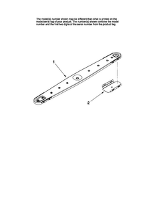 Lower Washarm Parts Diagram and Parts List for ADB2500AWQ2  Amana Dishwasher